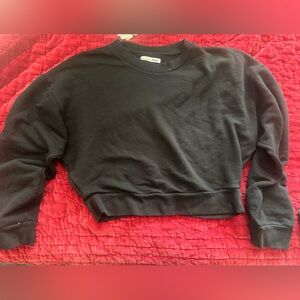 Reformation Black Sweatshirt